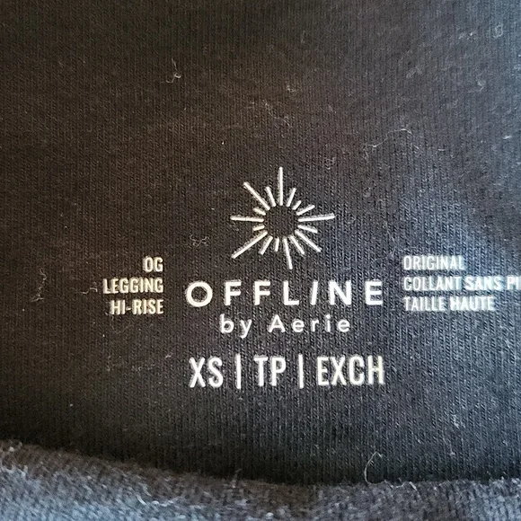 Bundle of 2 leggings womans size XS aerie and offline by Arie - Picture 6 of 6